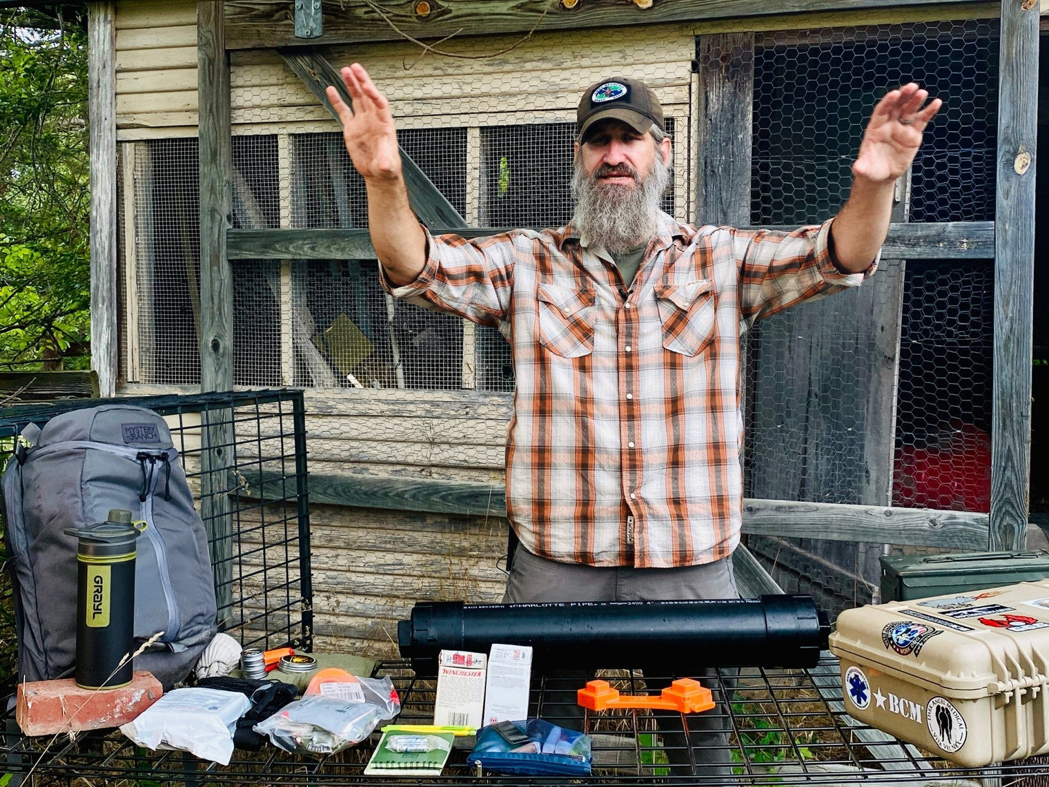 Gray Bearded Green Beret's No-Nonsense Bug Out Film with Joshua Enyart – Master Preparedness Skills (Streaming and USB)