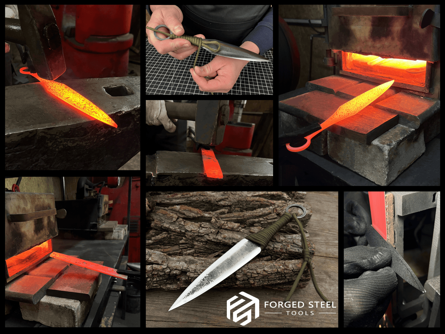 Hand-Forged Throwing Knife, 23 cm (9 inches)