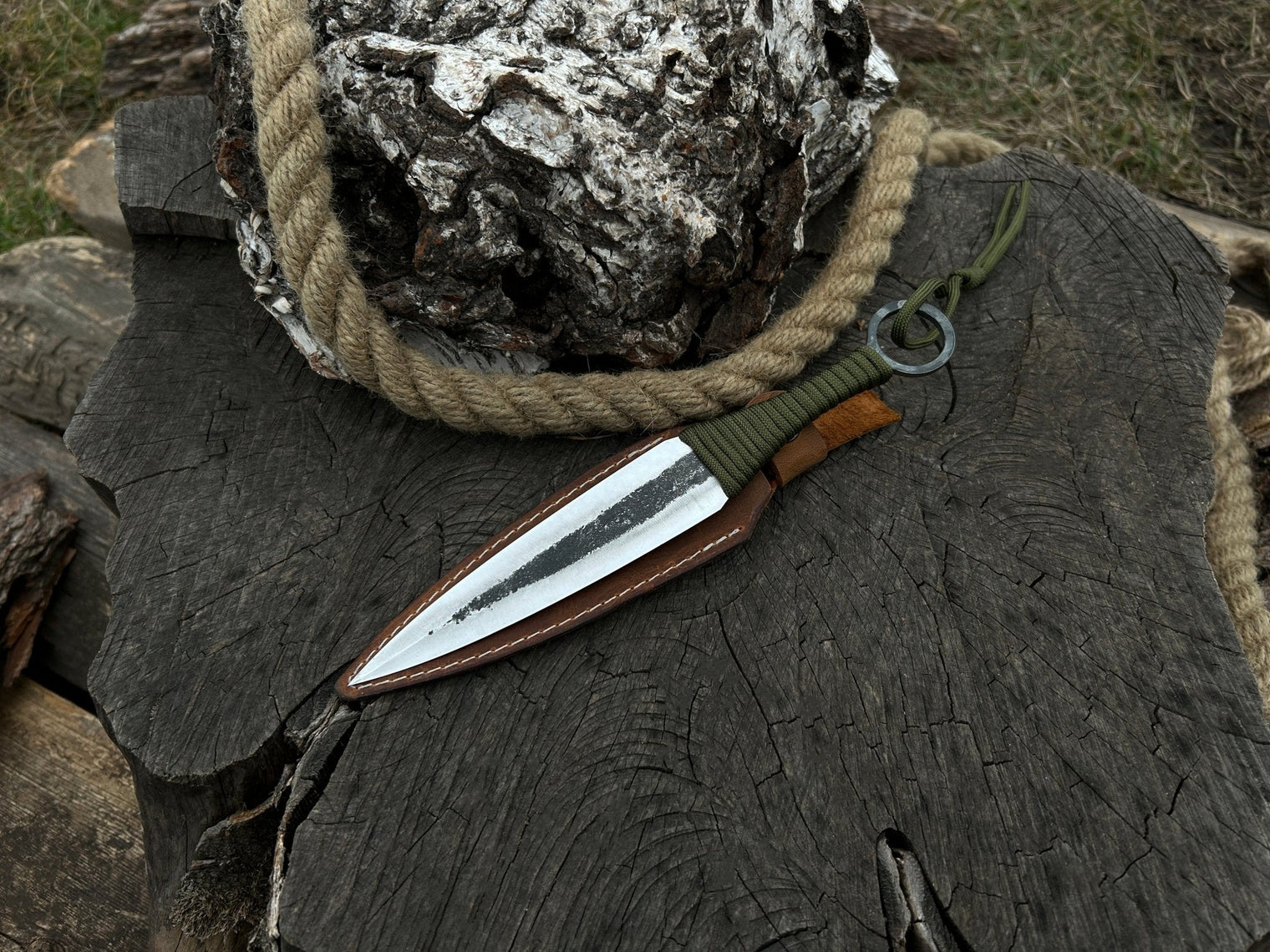 Hand-Forged Throwing Knife, 23 cm (9 inches)