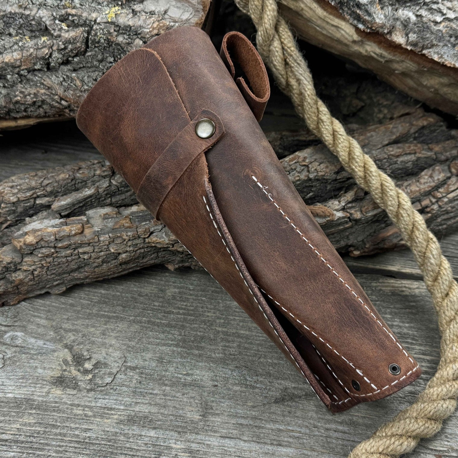 Leather Case for 6 Throwing Knives