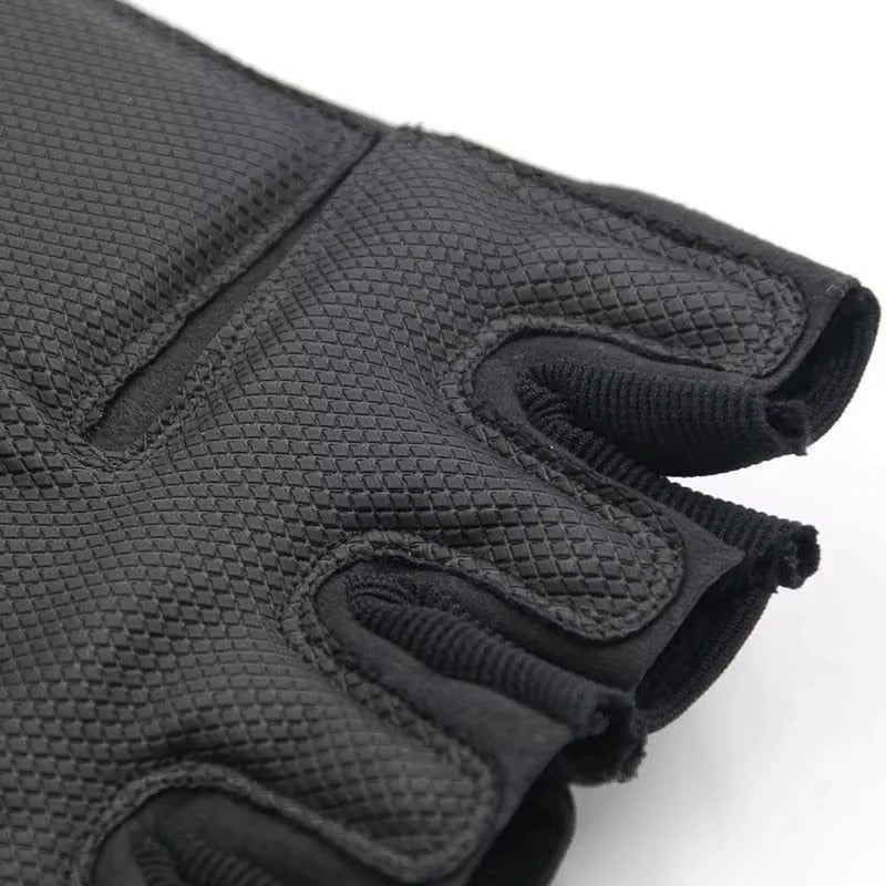 The EDC Outpost Tactical Fingerless Gloves – Training, Shooting, Biking, Gym, Mountaineering & Security Protection