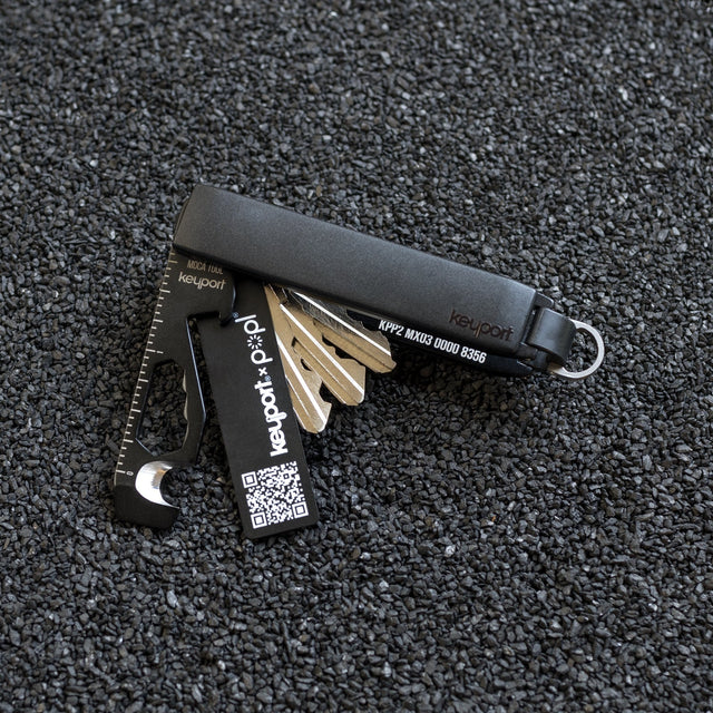 Keyport Pivot 2.0 Blackout Kit | Tactical EDC Key Organizer System - Black