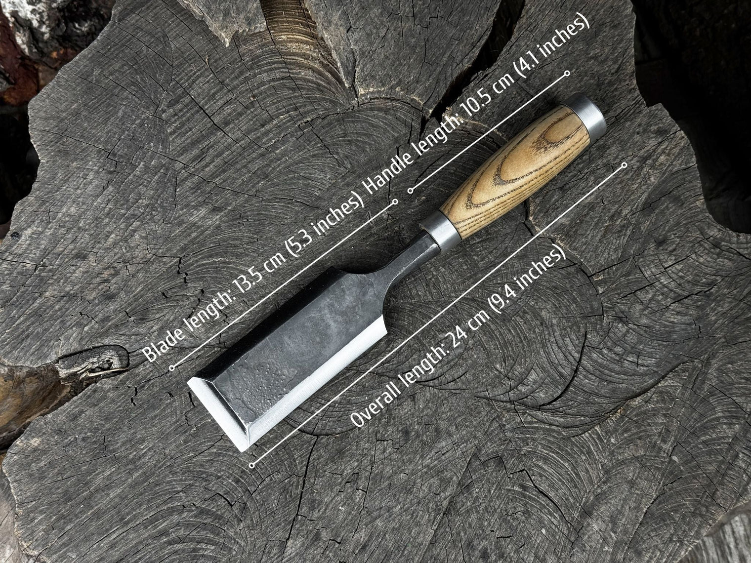 Wood Carving Chisel, 10 - 50 mm (0.39 - 1.97 inches)