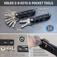 Keyport Pivot 2.0 Essential Plus Kit | Modular EDC Key Organizer System