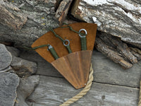 3-Piece Throwing Knife Set with Leather Roll