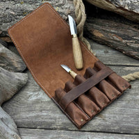 5-Pocket Leather Tool Case