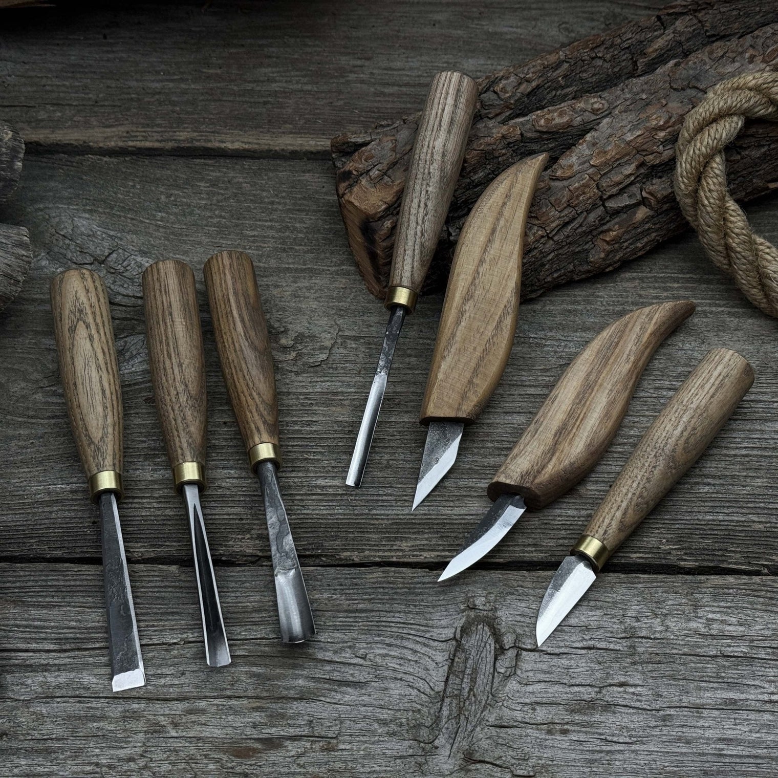 7-Piece Wood Carving Tool Set