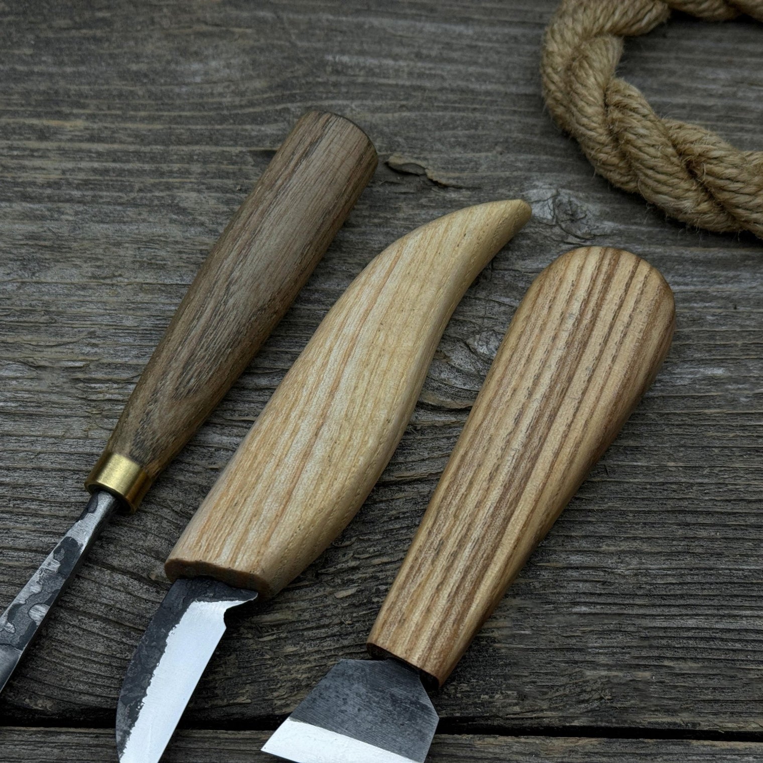 8-Piece Spoon Carving Tool Set with Sharpening Board