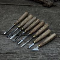 8-Piece Wood Carving Tool Set