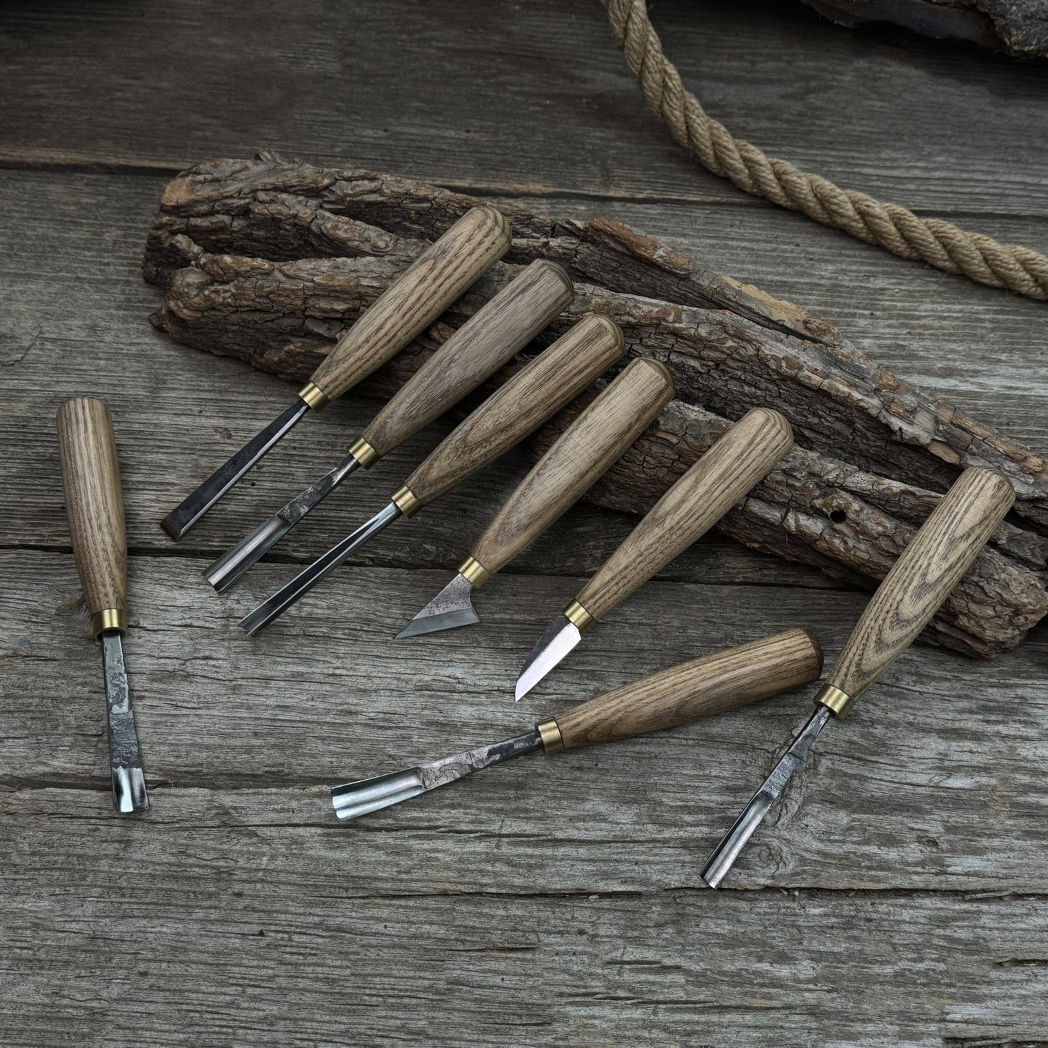 8-Piece Wood Carving Tool Set
