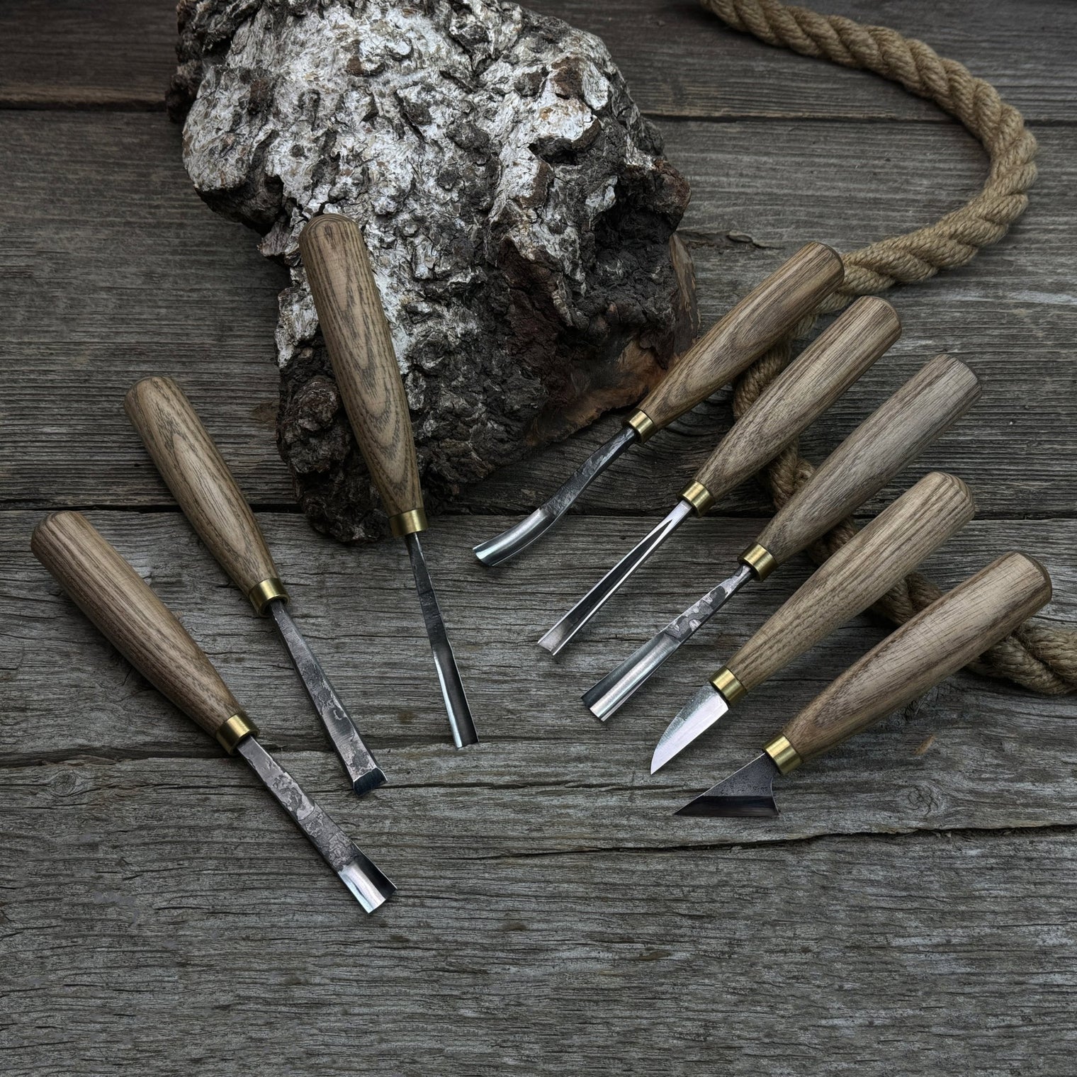 8-Piece Wood Carving Tool Set
