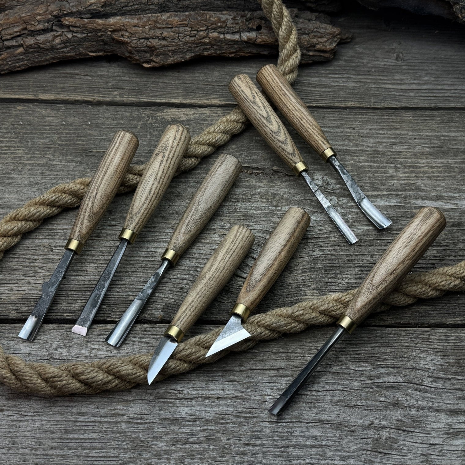 8-Piece Wood Carving Tool Set