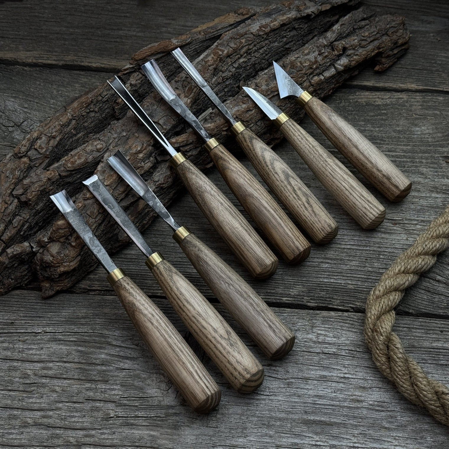 8-Piece Wood Carving Tool Set