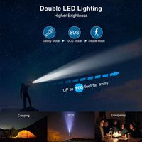 10000mAh Solar Power Bank | Waterproof Emergency Charger with Dual USB