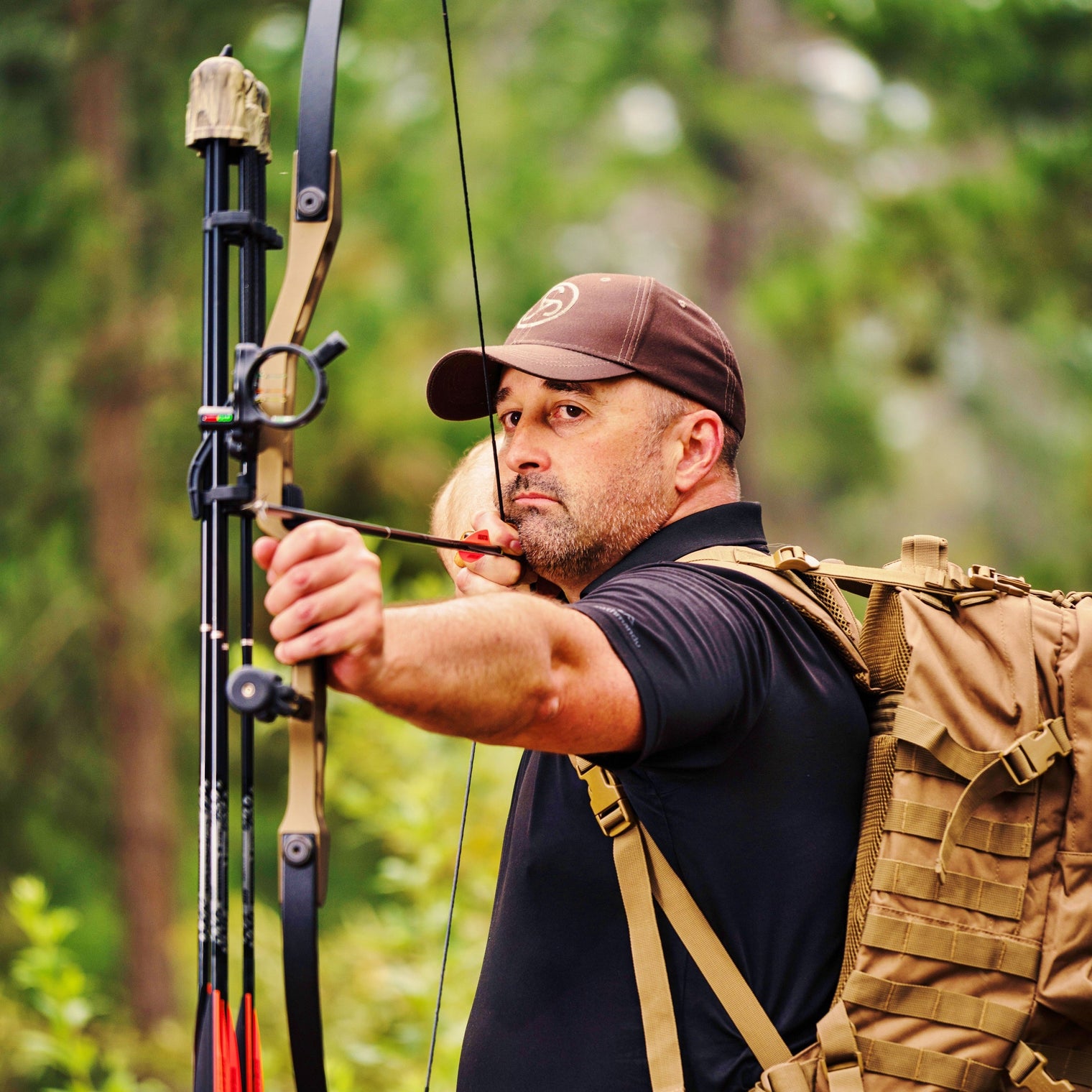 Atmos Compact Takedown Longbow 40# | Lightweight Survival Archery Bow