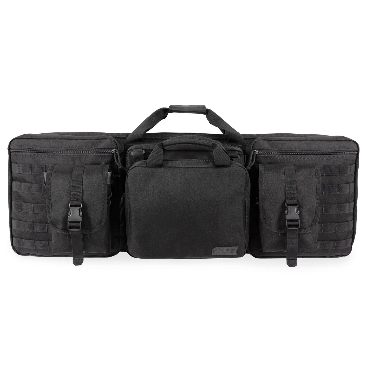 Precision 37" Double-Rifle Case | Tactical Rifle Bag with Detachable Pistol Case