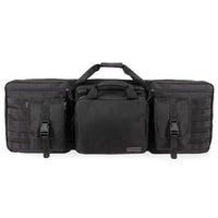 Precision 37" Double-Rifle Case | Tactical Rifle Bag with Detachable Pistol Case