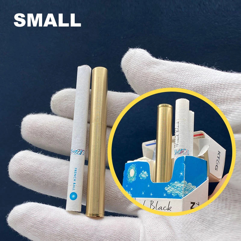 Retro Copper Kerosene Lighter | Mini Foldable Windproof EDC