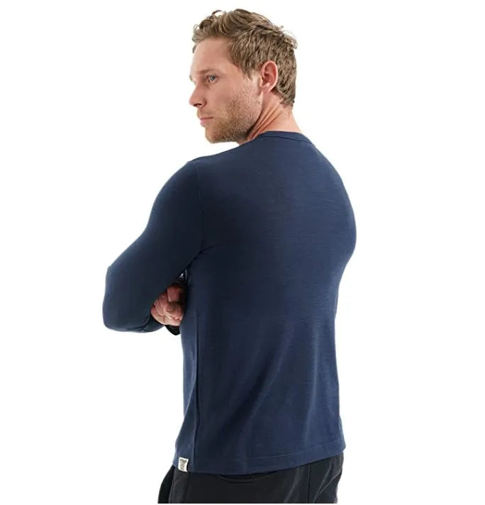 Merino Wool Base Layer Set | Men’s Long Sleeve Thermal Top & Hiking Socks