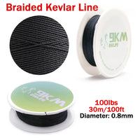 9KM DWLIFE Kevlar Cord | High-Strength Braided Rope