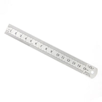 Stainless Steel Metal Ruler | Double-Sided Straightedge Scale (0–15 / 25 / 30 cm)