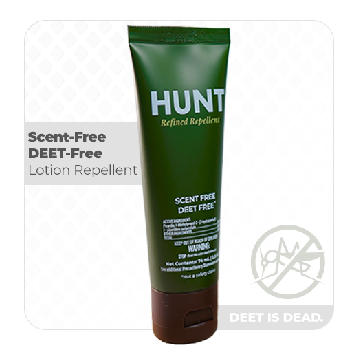 HUNT - Scent-Free, DEET-Free Insect Repellent Lotion