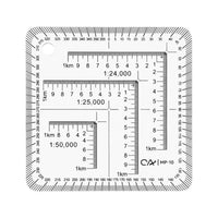 UTM Corner Ruler Map Tool | Coordinate Reading Scale
