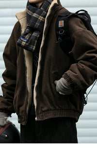 Japanese Vintage Polar Fleece Jacket | Men’s Winter Thick Jacket