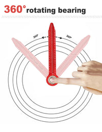 Woodworking Drawing Compass | Circular Hole Ruler & Scribe Gauge