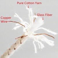 Flint Stone & Cotton Wick Replacement Set | Oil/Kerosene Lighters