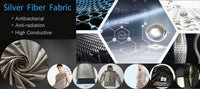 Silver Fiber Fabric EMF Reducing | Anti-Radiation Conductive Stretch Fabric