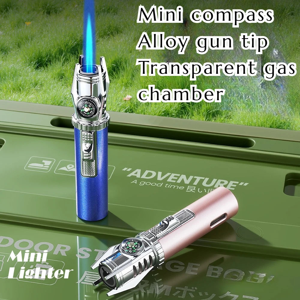 Windproof Emergency Lighter Gun with Compass | Survival Fire Starter