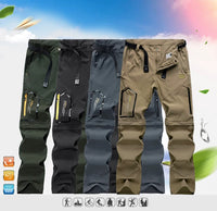 Men’s Convertible Cargo Tactical Pants | Water-Resistant Hiking & Outdoor Pants