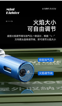 Windproof Emergency Lighter Gun with Compass | Survival Fire Starter