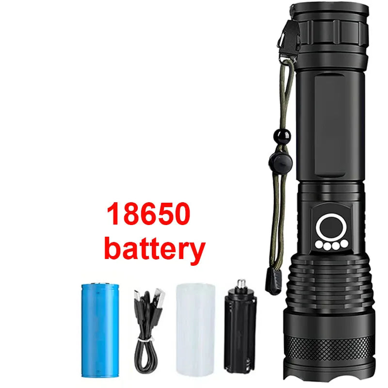 LED Torch Rechargeable | Super Bright Tactical Flashlight