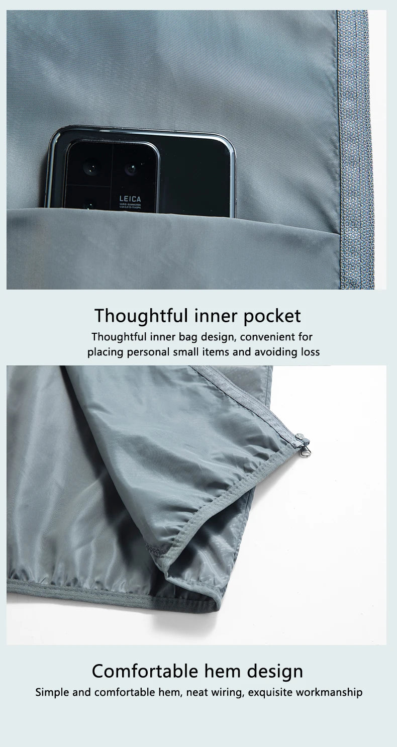 Unisex Waterproof Hiking Jacket | Quick-Dry Windbreaker