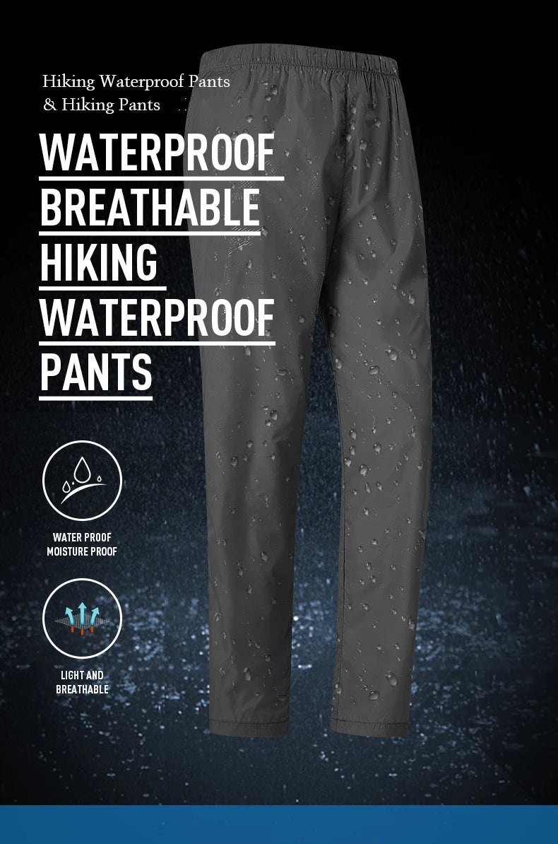 LNGXO Unisex Hiking Pants | Waterproof Outdoor Pants