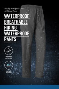 LNGXO Unisex Hiking Pants | Waterproof Outdoor Pants