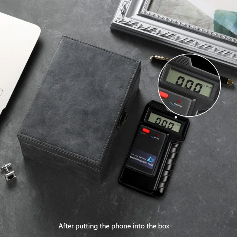 Faraday Key Fob Protector Box | Retro RFID Signal Blocking Car Box