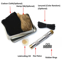 Brass Fire Piston Kit | Outdoor Emergency Fire Starter
