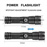 Rechargeable LED Torch | Super Bright Tactical Flashlight