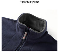 Men’s Polar Fleece Jacket | Windbreaker Winter Coat