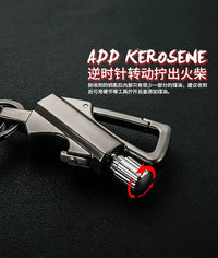 Match Kerosene Lighter | Multi-Functional Waterproof Keychain