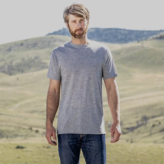 Men’s Merino Wool Tee  | Lightweight Short Sleeve Base Layer