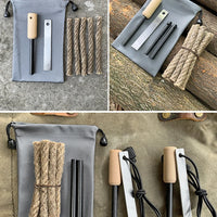 Windproof Waterproof Flint Fire Starter | Outdoor Survival Fire Stick