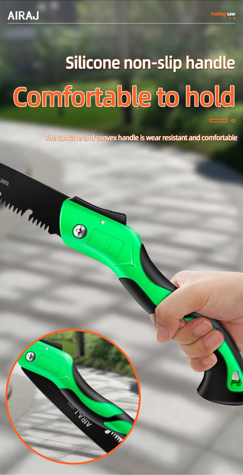 AIRAJ Multifunctional Folding Saw | Woodworking & Outdoor Cutting Tool