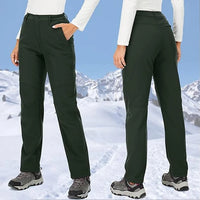 TRVLWEGO Women’s Winter Hiking Pants | Waterproof Softshell Ski & Trekking Trousers