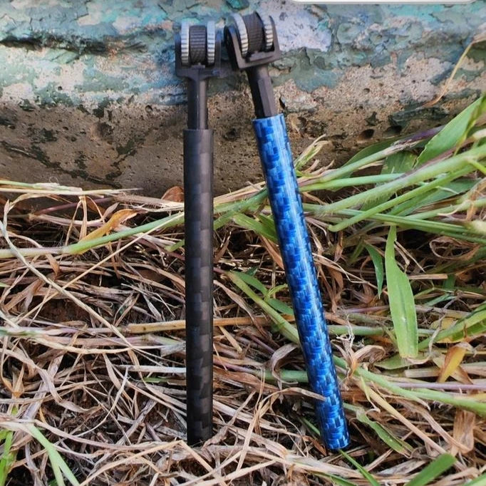 3K Carbon Fiber Handle Outdoor Emergency Survival Camping Roller Flint High Purity Portable Lightweight Fire Stick Equipment