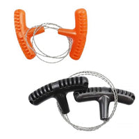 Cable Saw Stainless Steel Wire Saw Pocket Hand Saw for PVC, PE, ABS Pipes Cutting, Camping Hiking Wood Cutting