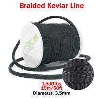 9KM DWLIFE Kevlar Cord | High-Strength Braided Rope